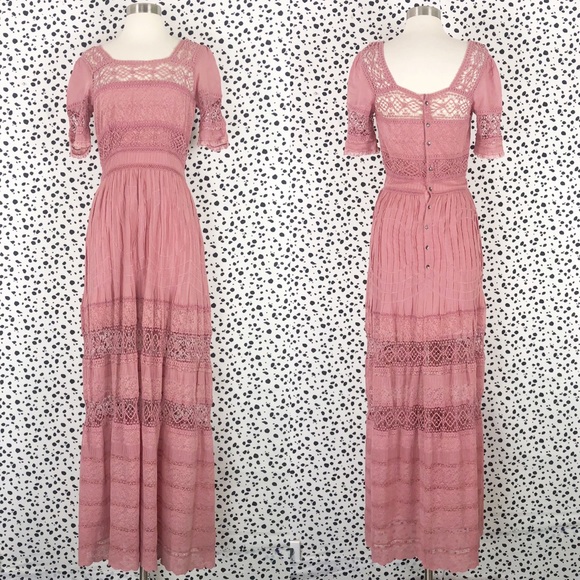 NEW Free People | Mix In the Crochet Maxi Dress - Picture 2 of 8